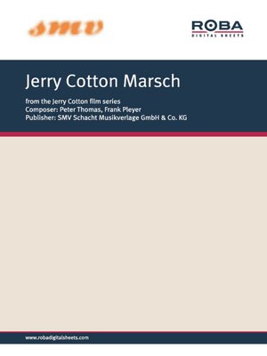 cover image of Jerry Cotton Marsch